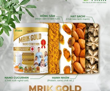 Sữa hạt MRIK GOLD Nano Curcumin