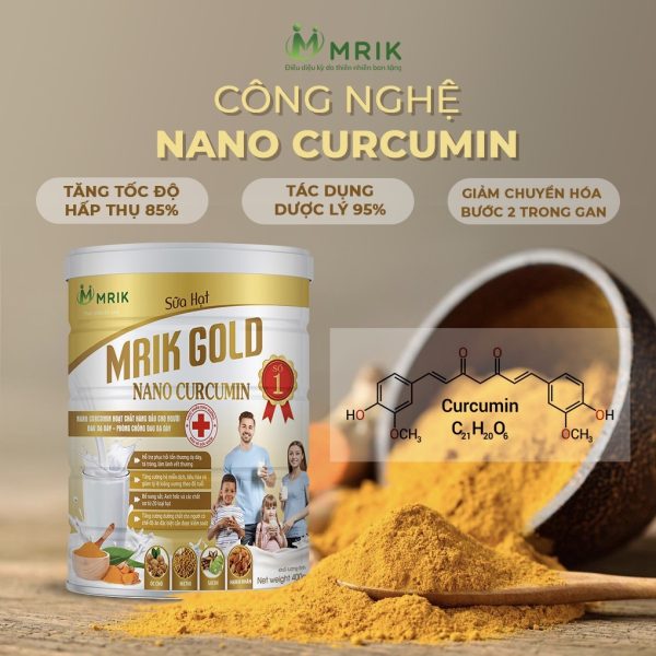 Sữa hạt MRIK GOLD Nano Curcumin