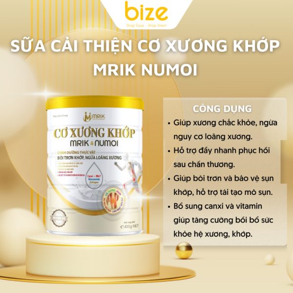 Thực phẩm bổ sung cơ xương khớp MRIK & NUMOI