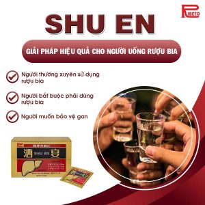 Viên uống Shu En Ribeto giải rượu thải độc gan