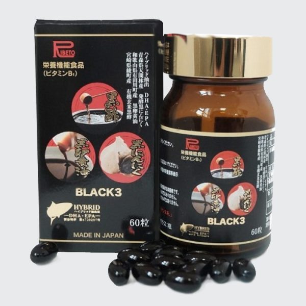 Viên uống tỏi đen Black 3 – Tăng cường sức đề kháng cơ thể