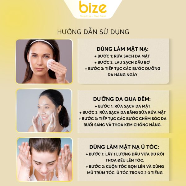 Dầu quả Bơ Pơ Lang dưỡng mềm da chống lão hóa