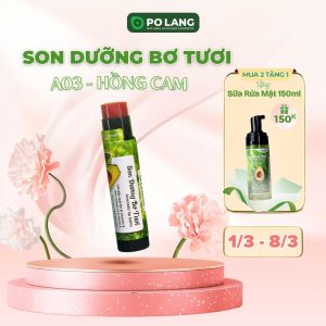 Mua 2 son A03 hồng cam tặng sữa rửa mặt 150ml trị giá 150k
