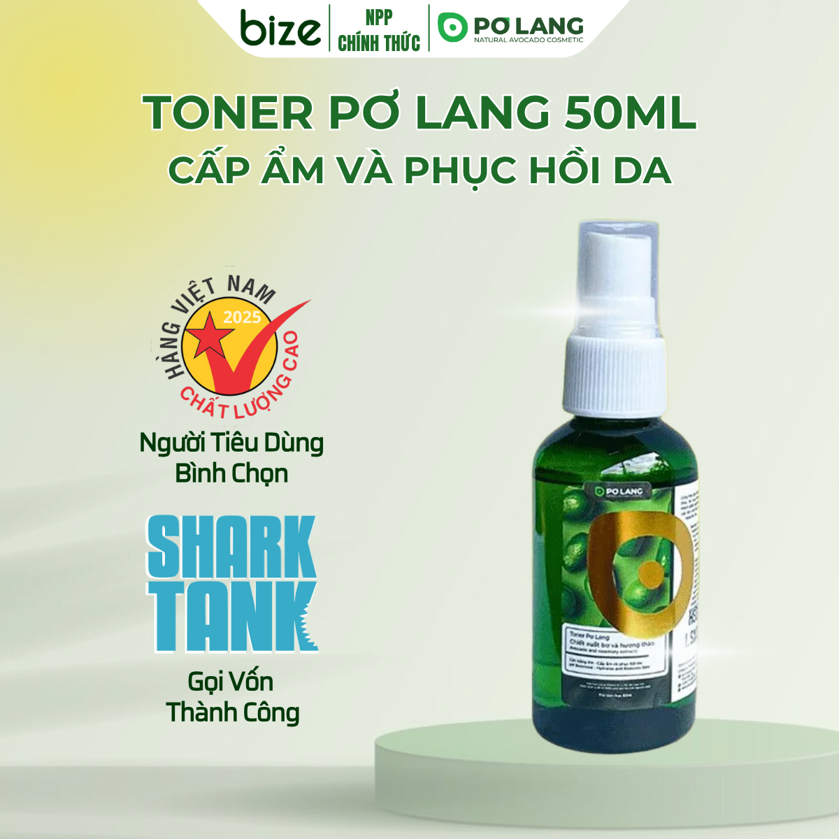 Toner cấp ẩm Pơ Lang 50ml Toner cấp ẩm Pơ Lang 50ml