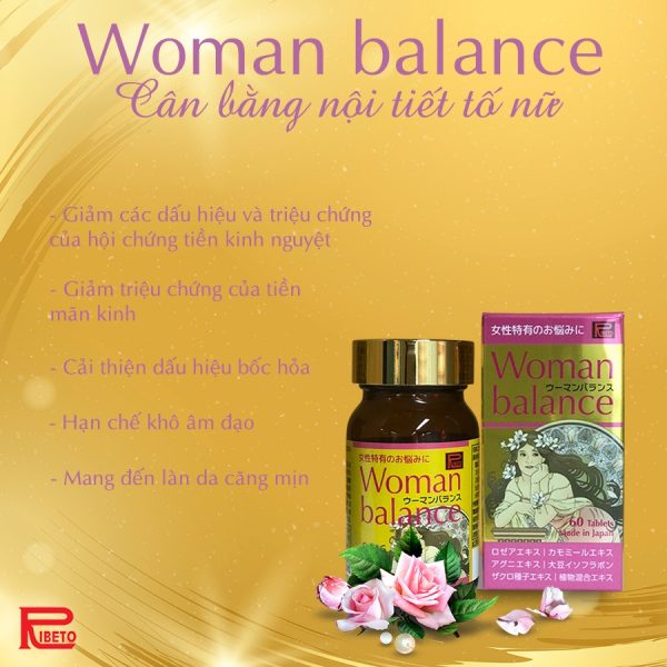 Viên uống tăng cường nội tiết tố nữ WOMAN BALANCE