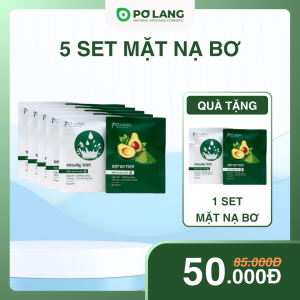 Combo 5 mặt nạ bơ Pơ Lang
