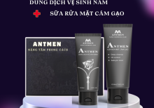ComBo anh em Antmen: Sữa rửa mặt cám gạo + Dung dịch vệ sinh nam