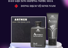 ComBo Lịch Lãm Antmen: Dầu gội 3in1 + Dung dịch vệ sinh nam