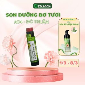 Mua 2 son A04 đỏ thuần tặng sữa rửa mặt 150ml trị giá 150k