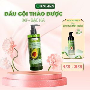 Mua 2 dầu gội bơ bạc hà tặng sữa rửa mặt 150ml trị giá 150k