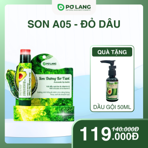 Son có màu Pơ Lang A05 - Đỏ dâu