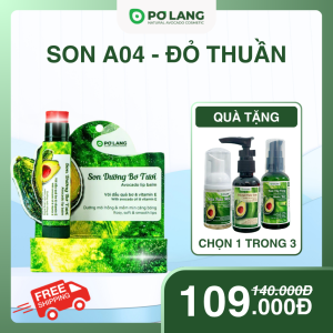 Son dưỡng môi Pơ Lang màu Đỏ Thuần - A04