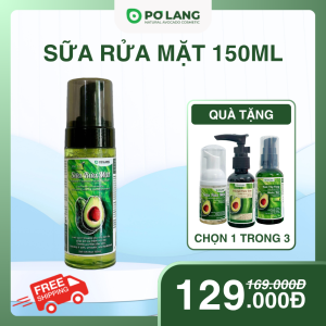 Sữa Rửa Mặt Tạo Bọt Rau Má Pơ Lang 150ml