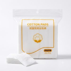 Bông Tẩy Trang 3 Lớp Natural Cotton Pads 222 Miếng Sợi Bông Tự Nhiên Dập Viền Chắc Chắn Không Rụng Xơ
