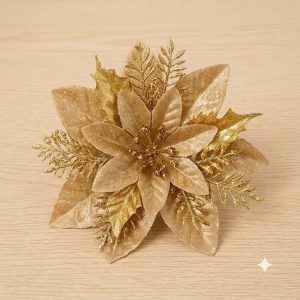 Combo 50 Hoa Trạng Nguyên Đơn Vải Lụa Trang Trí Cây Thông Noel Tết Đám Cưới Sự Kiện Màu Sắc Rực Rỡ (6)