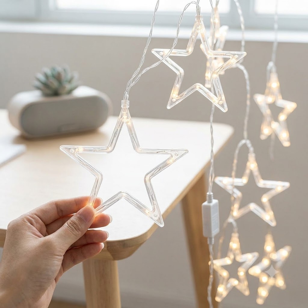Đèn Nháy Ngôi Sao Dài 5M Dây LED Trang Trí Phòng Ngủ Cây Thông Noel Lễ Tết Tiện Lợi Bền Đẹp (3) Đèn Nháy Ngôi Sao Dài 5M Dây LED Trang Trí Phòng Ngủ Cây Thông Noel Lễ Tết Tiện Lợi Bền Đẹp (3)