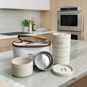 Hộp Cơm Giữ Nhiệt Văn Phòng 4 Tầng Inox 304